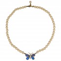 Collier MARGUERITE DE VALOIS papillon