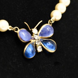 Collier MARGUERITE DE VALOIS papillon