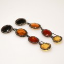 Clous pendants MARGUERITE DE VALOIS pate de verre