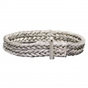 Bracelet HERMES tressé argent 925