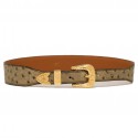 Ceinture HERMES autruche Vintage