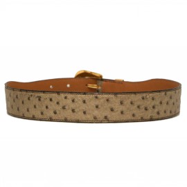 Ceinture HERMES autruche Vintage