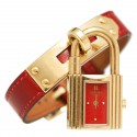 Montre HERMES Kelly dorée