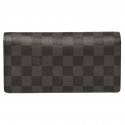 Portefeuille BRAZZA LOUIS VUITTON toile damier graphite