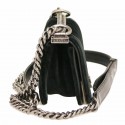 Mini sac Boy CHANEL velours noir