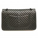 Maxi 2.55 CHANEL chevrons noir All black