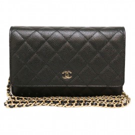 WOC Wallet on chain CHANEL caviar noir