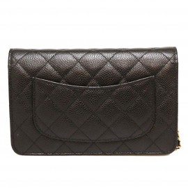 WOC Wallet on chain CHANEL caviar noir