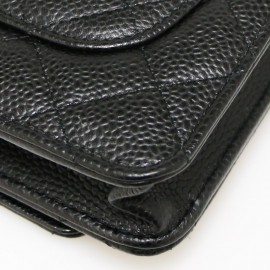 WOC Wallet on chain CHANEL caviar noir