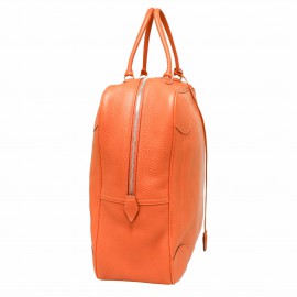 Sac de voyage Omnibus HERMES potiron GM