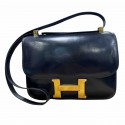 Constance HERMES cuir box noir