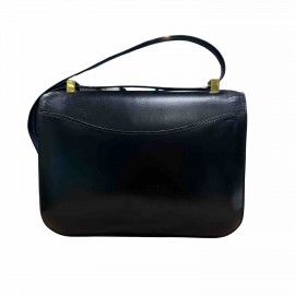 Constance HERMES cuir box noir