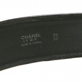 Ceinture CHANEL bicolore Vintage