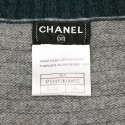 Cardigan gris CHANEL T38 broderies