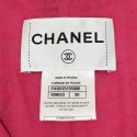 Veste CHANEL t36 tweed rose et blanc