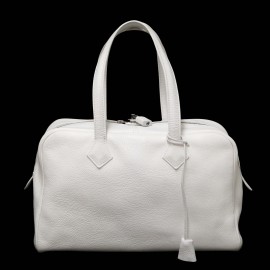 A REPARER Sac Victoria HERMES taurillon blanc