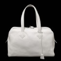 Sac Victoria HERMES taurillon blanc