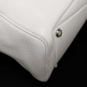 Sac Victoria HERMES taurillon blanc