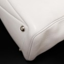 Sac Victoria HERMES taurillon blanc