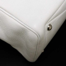 Sac Victoria HERMES taurillon blanc