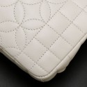 Sac Timeless CHANEL cuir blanc