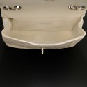 Sac Timeless CHANEL cuir blanc