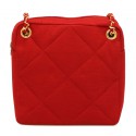 Sac CHANEL COCO jersey rouge Vintage