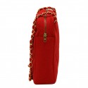 Sac CHANEL COCO jersey rouge Vintage