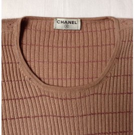 pull CHANEL vieux rose 