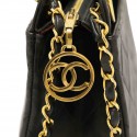 Cabas CHANEL cuir d'agneau noir