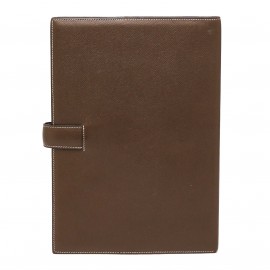 Couverture d'agenda HERMES GM marron