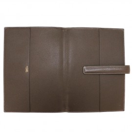 Couverture d'agenda HERMES GM marron