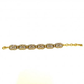 Bracelet CHANEL CC strass