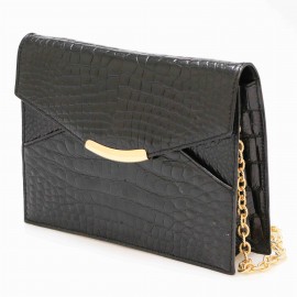 Sac du soir vintage alligator noir