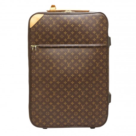 Valise roulante LOUIS VUITTON toile Monogram