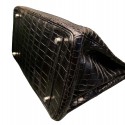 Birkin 35 HERMES porosus noir