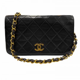 Petit sac vintage CHANEL noir