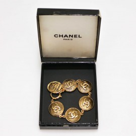 Bracelet vintage CHANEL CC