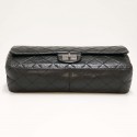 Maxi sac 2.55 CHANEL veau vieilli noir