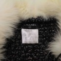 Gilet T 46 CHANEL laine fils argent multicolore