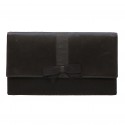 Pochette CHRISTIAN DIOR satin noir Vintage