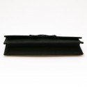 Pochette CHRISTIAN DIOR satin noir Vintage