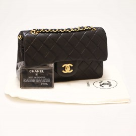 Sac classique CHANEL occasion noir