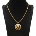 Collier pendentif CHANEL vintage doré