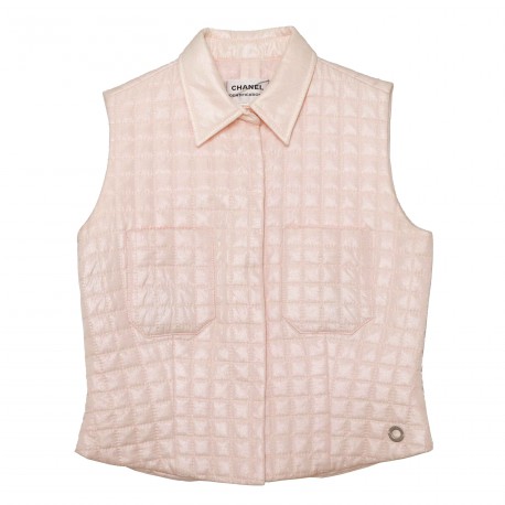 Veste sans manche CHANEL Identification rose