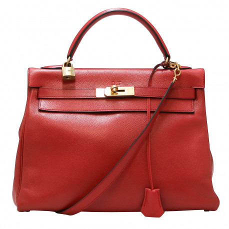 Kelly 32 HERMES rouge