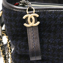 Sac Gabrielle CHANEL Hobo bleu marine