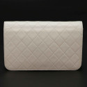 Sac vintage CHANEL cuir blanc