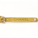 Ceinture CHANEL cuir jaune 