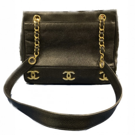 Sac CHANEL  cuir caviar vintage